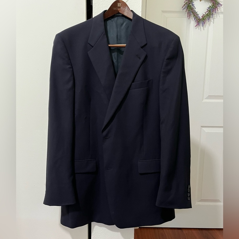 Burberry Dark Navy Single-Breasted Sport Coat